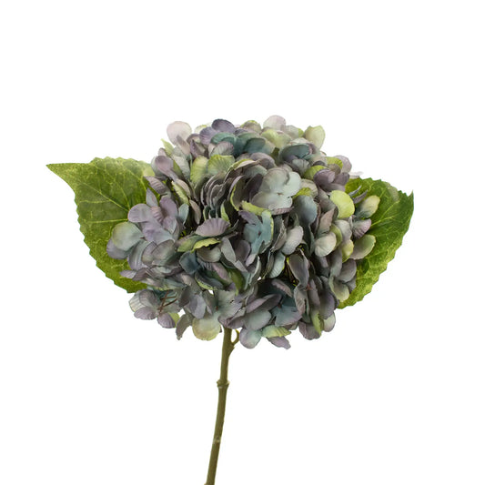 Faux Hydrangea 13in - Blue
