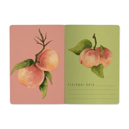 Notebook 8x6 - Peaches On The Tree