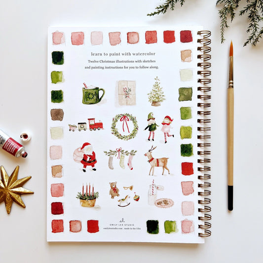 Watercolor Workbook - Christmas