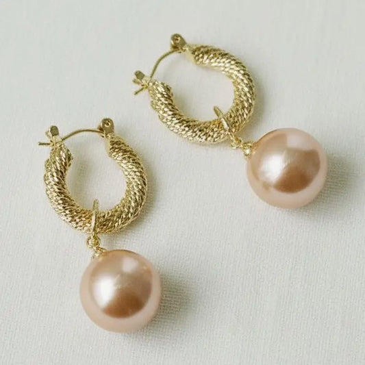 Drop Earrings - Chic Vintage Pearl