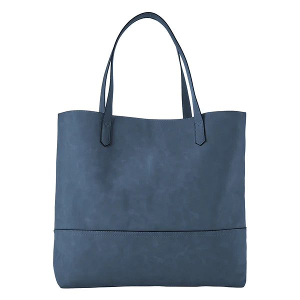 Taylor Tote - Navy Suede