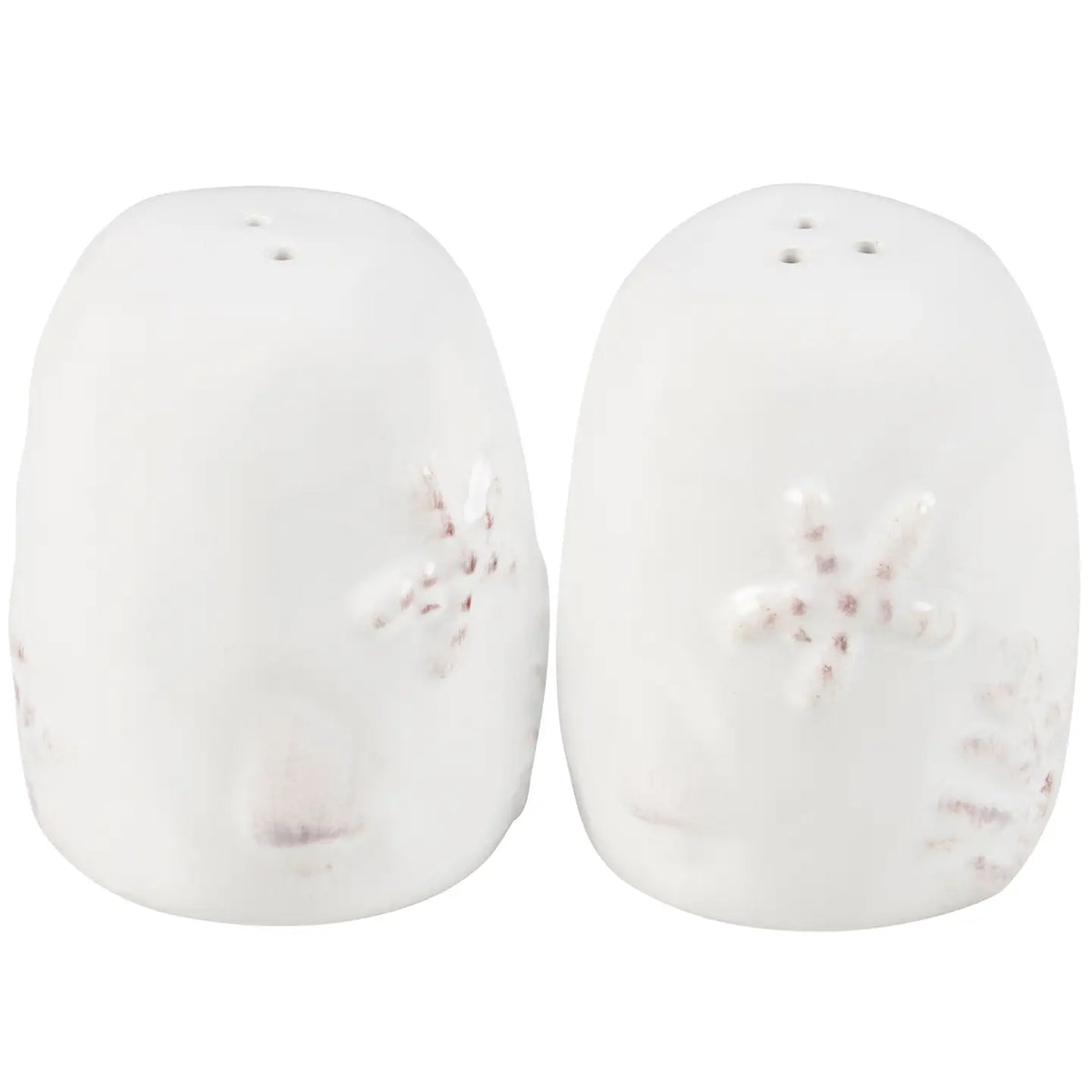 Salt and Pepper Shakers - Embossed Beach