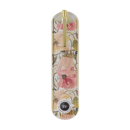 Bloom Travel Gel Pen with Sleeve - Pink