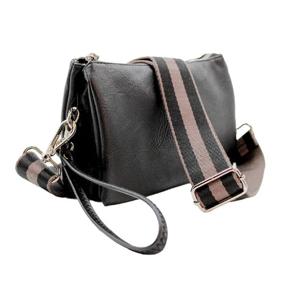 Stefani Wristlet Crossbody - Black