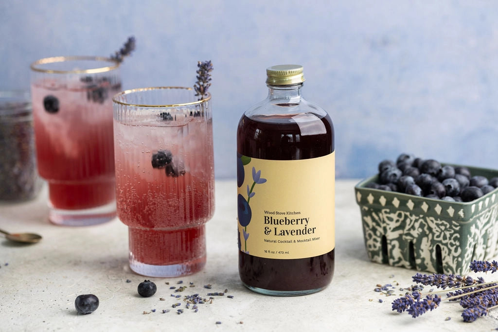 Cocktail and Mocktail Mixer 16oz - Blueberry & Lavender