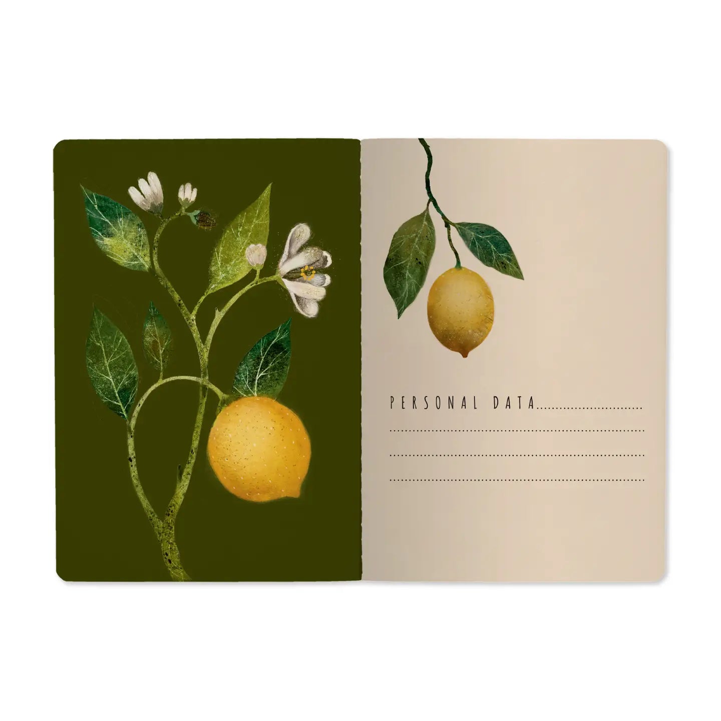 Notebook 8x6 - Lemons