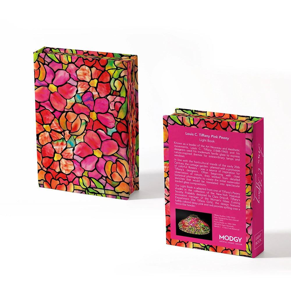 Light Book - Louis C. Tiffany Pink Peony