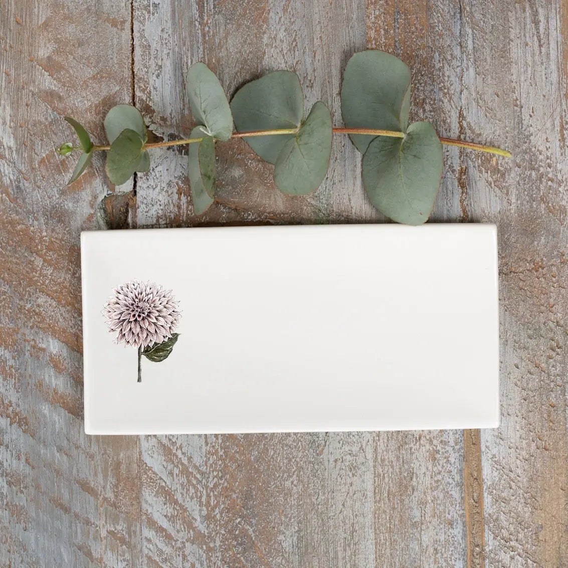 Bone China Soap Dish - Dahlia