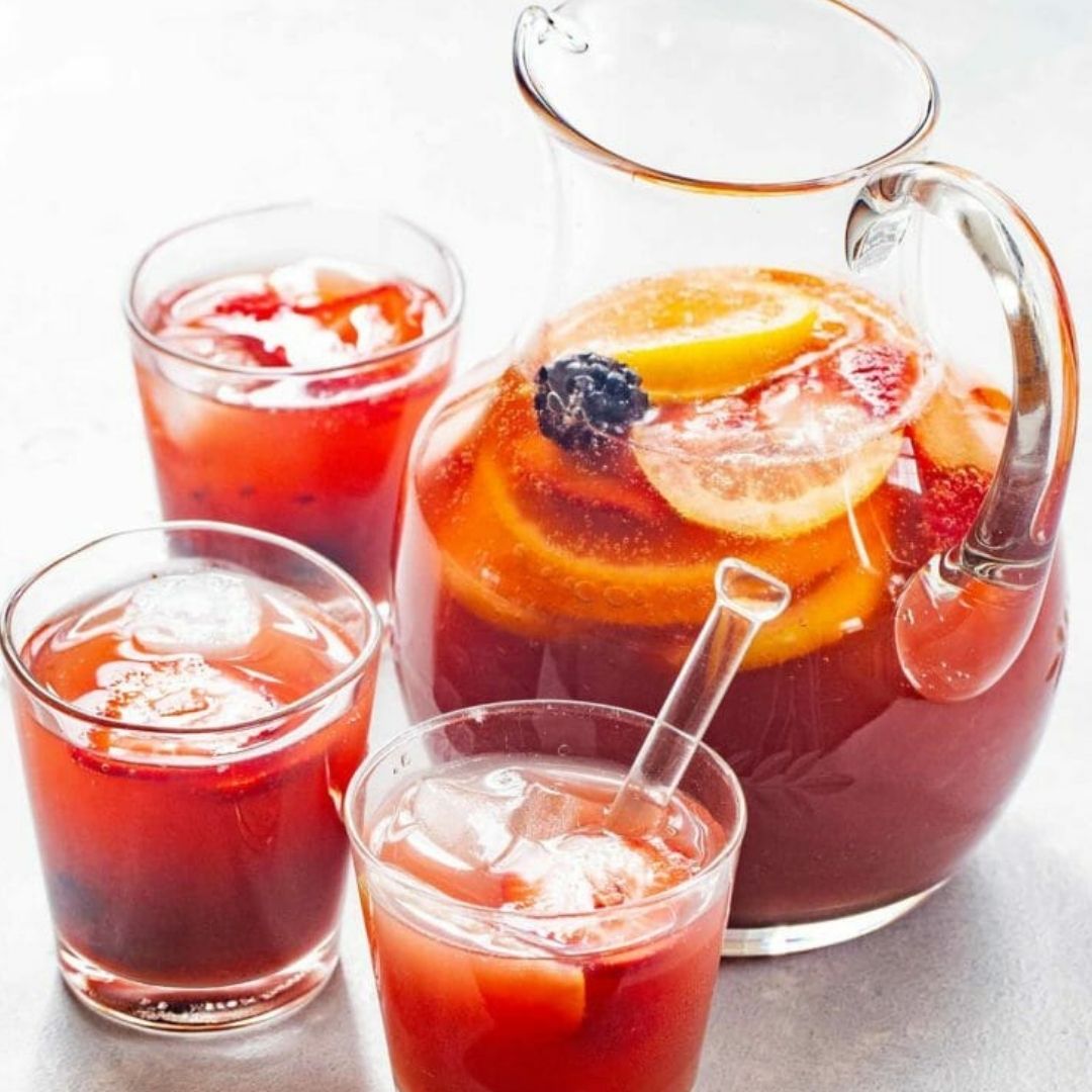 Cocktail and Mocktail Mixer 16oz - Glitter Sangria