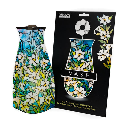 Expandable Flower Vase - Louis C. Tiffany Field of Lilies