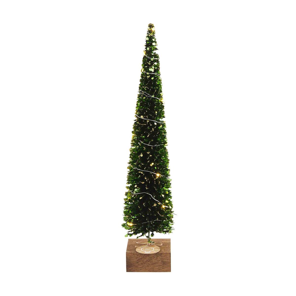Light Up Boxwood Tree 20in - Md