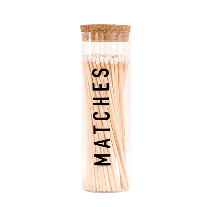 7in Matches - White Tip