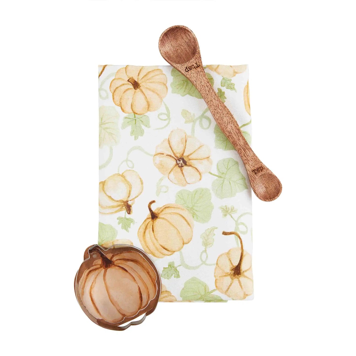 Towel Cookie Cutter Set - Orange Pumpkin