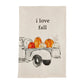 Flour Sack Towel - I Love Fall