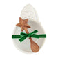 Candy Bowl Set - White Santa