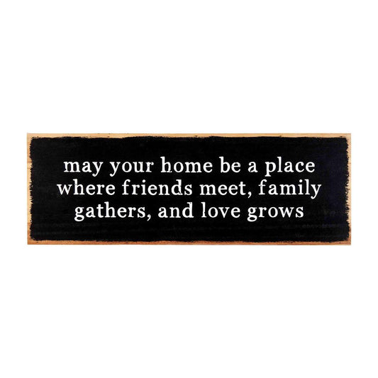 Home Plaque 9x26 - May Your