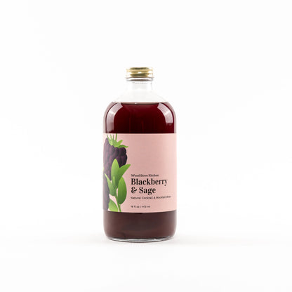 Cocktail and Mocktail Mixer 16oz - Blackberry & Sage