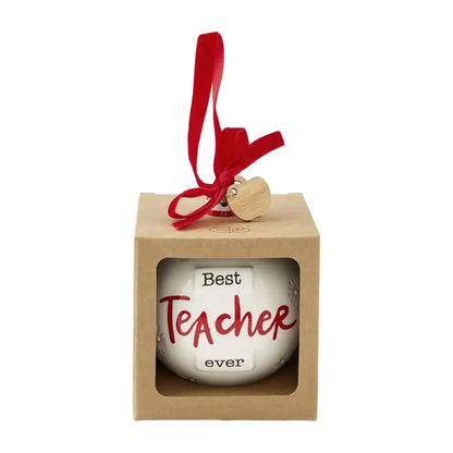 Round Ornament - Best Teacher
