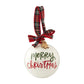 Round Ornament - Merry Christmas