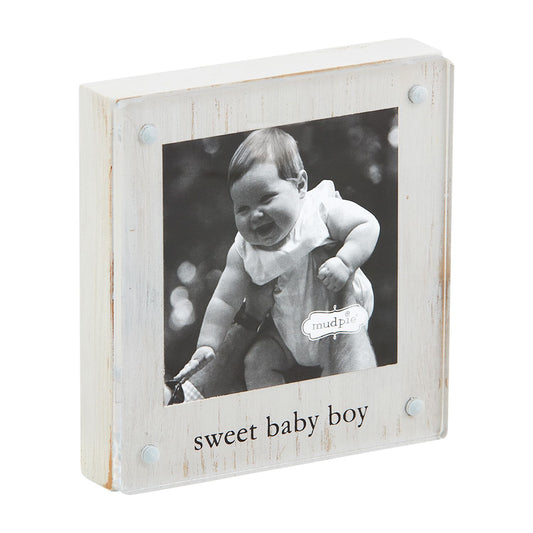 Acrylic Block Frame - Sweet Baby Boy