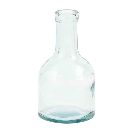 Short Bottle Vases - Clear