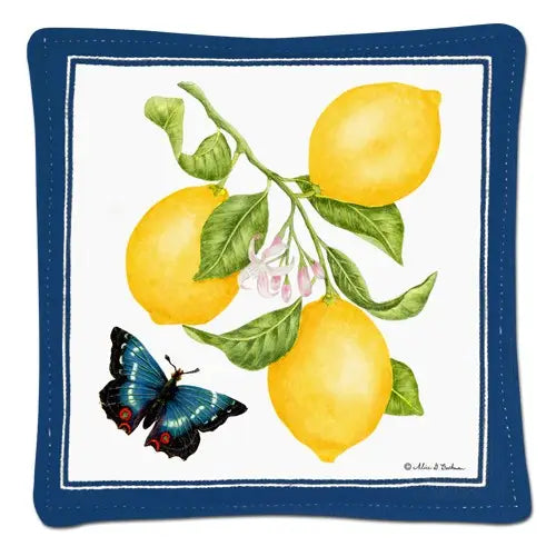 Spiced Mug Mat 5x5in - Lemons