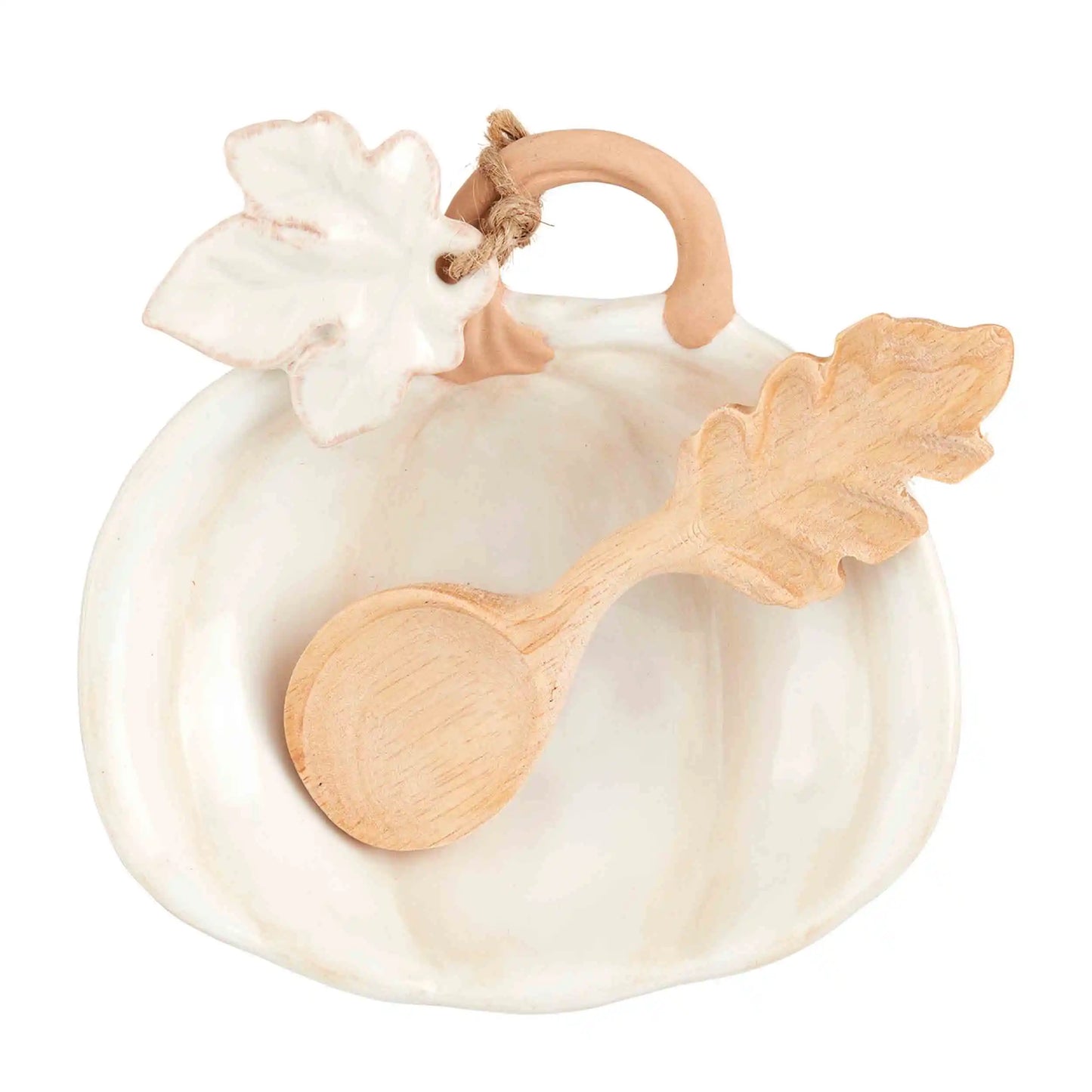 Tidbit Dish - White Pumpkin