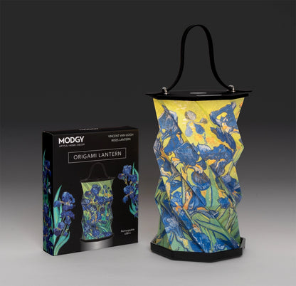 Origami Lantern - Vincent Van Gogh Irises