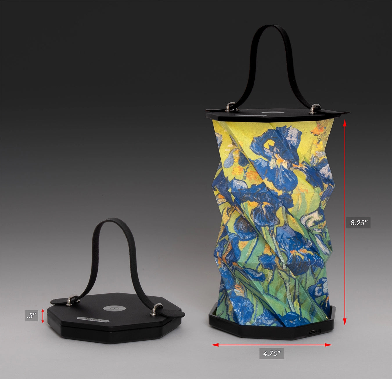 Origami Lantern - Vincent Van Gogh Irises