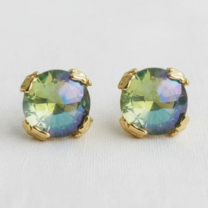 Stud Earrings - Vintage Inspired Aurora Geometric