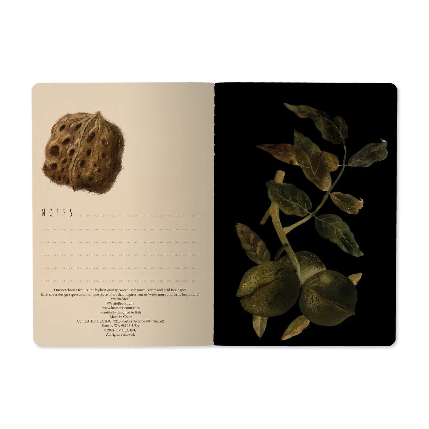 Notebook 8x6 - Night Garden