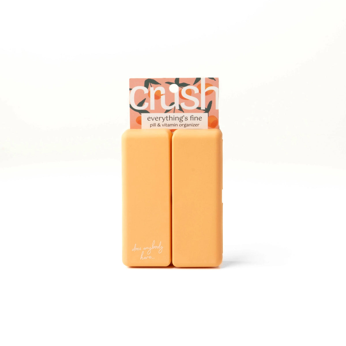 Pill & Vitamin Case - Peach