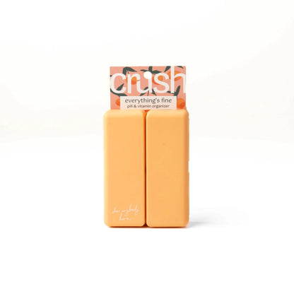 Pill & Vitamin Case - Peach