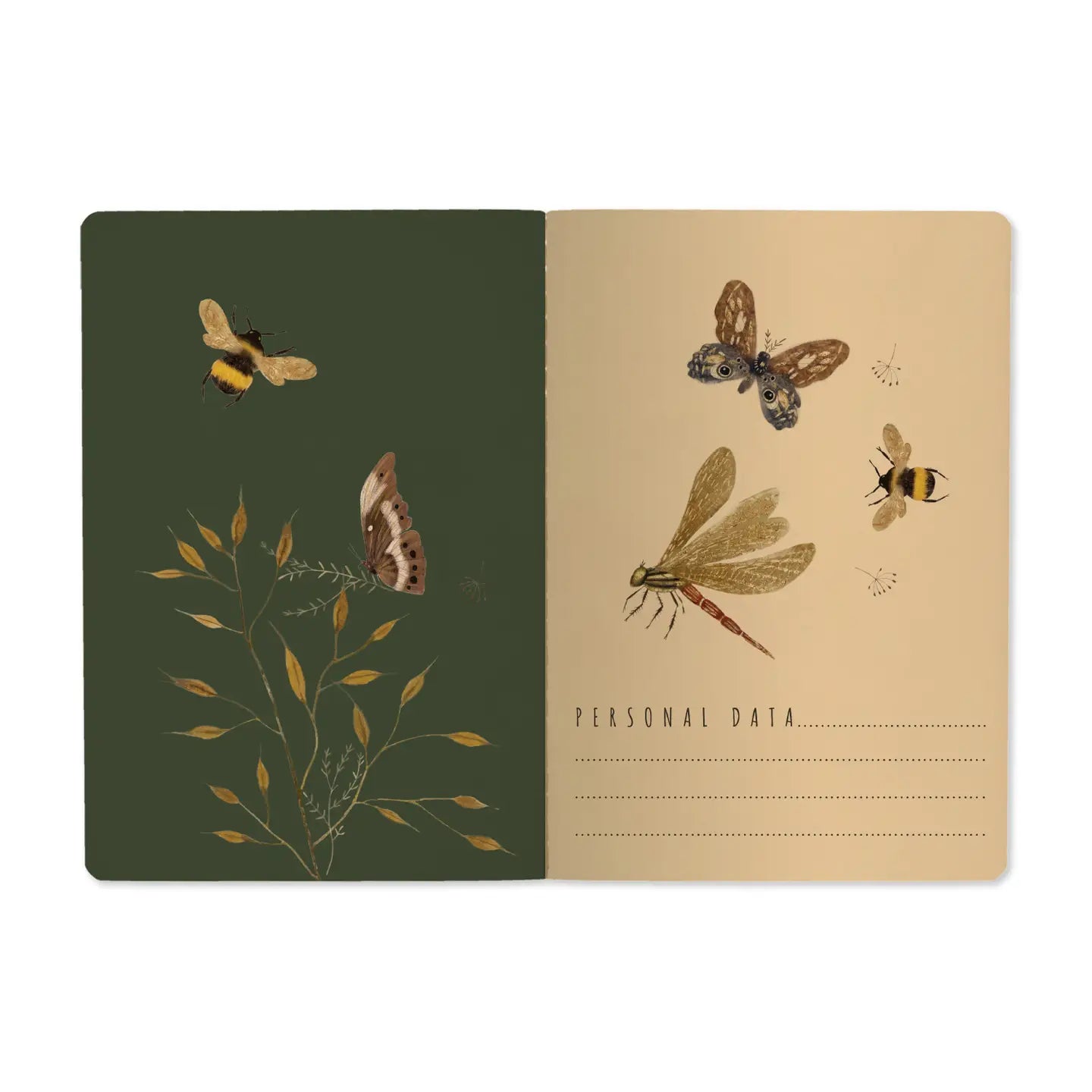 Notebook 8x6 - Butterflies and Friends