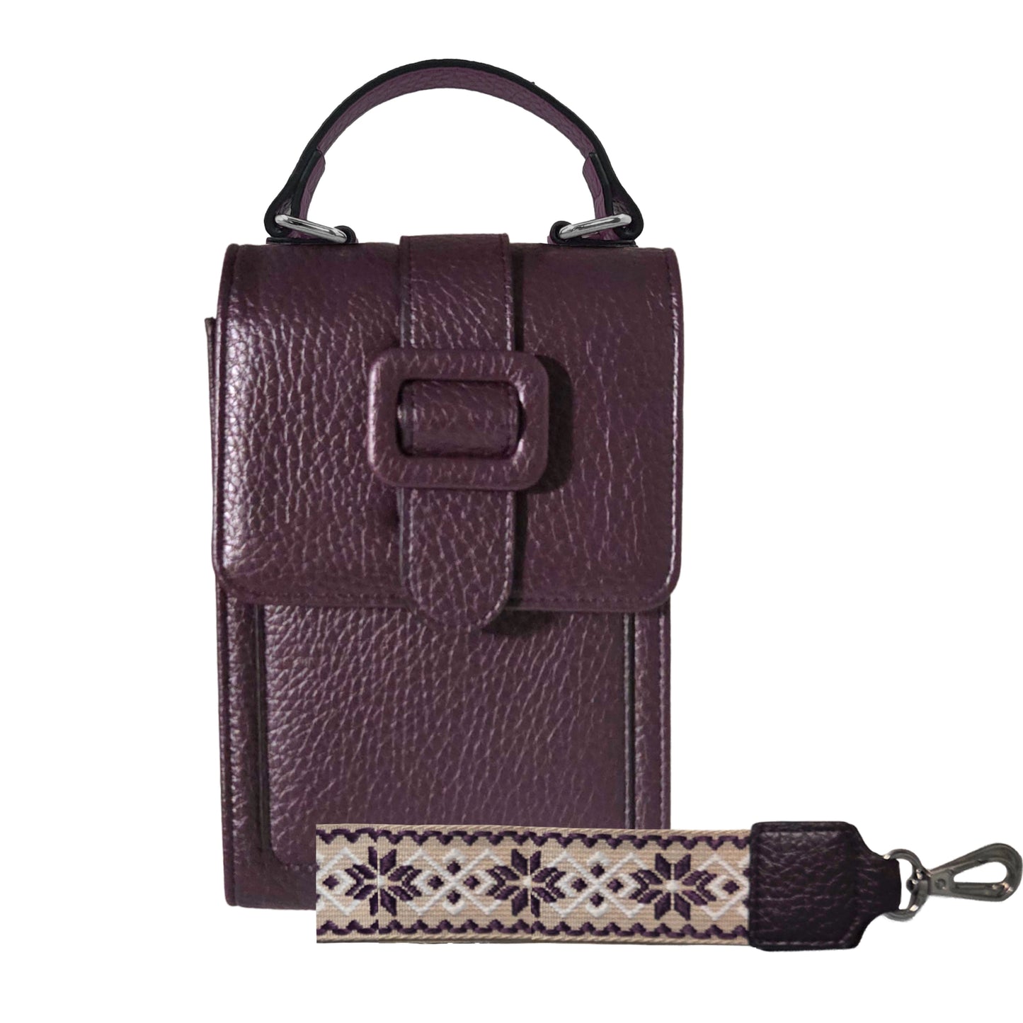 Reba Crossbody - Plum