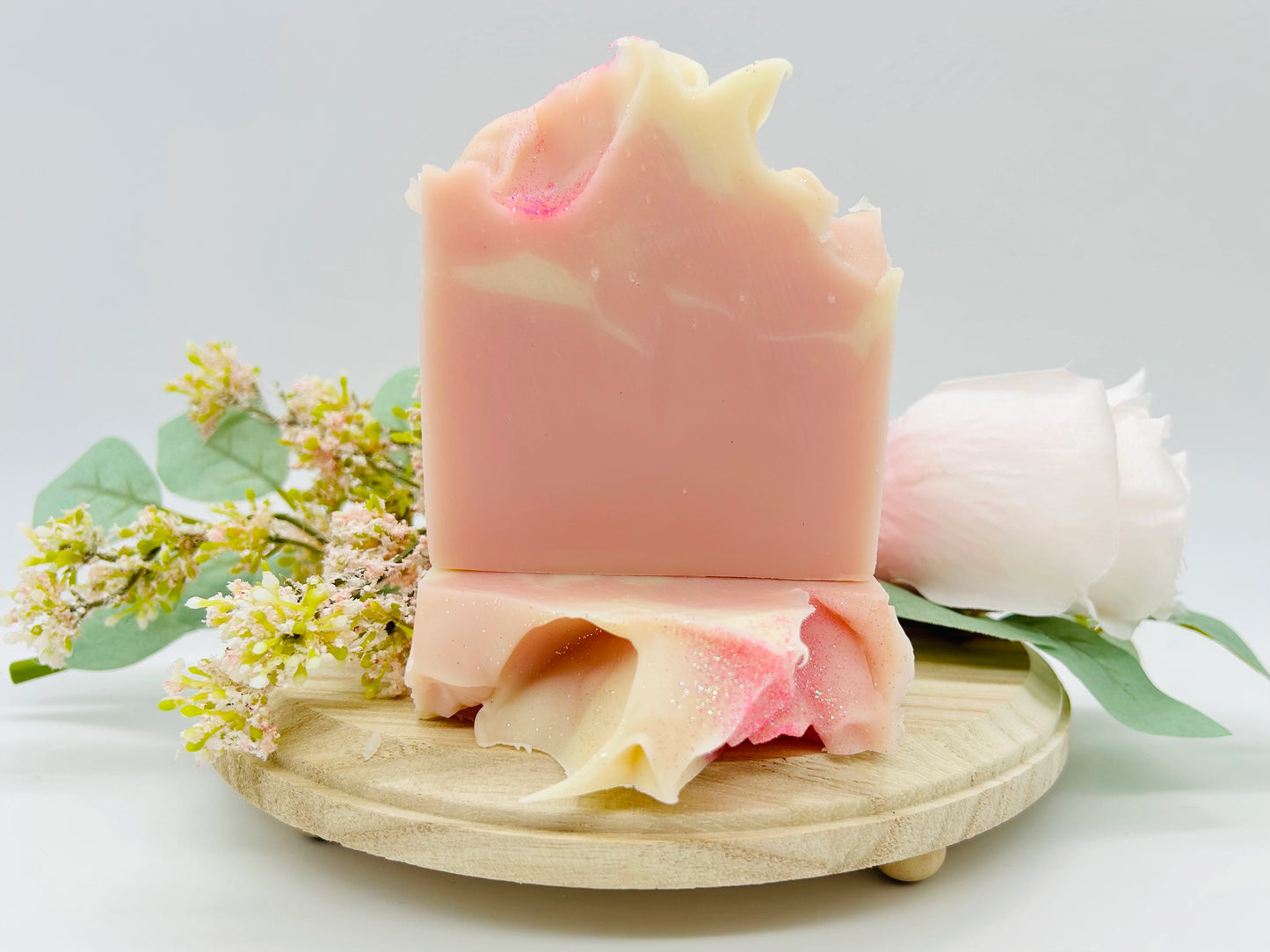 Vegan Cold Process Soap - Pink Berry Mimosa