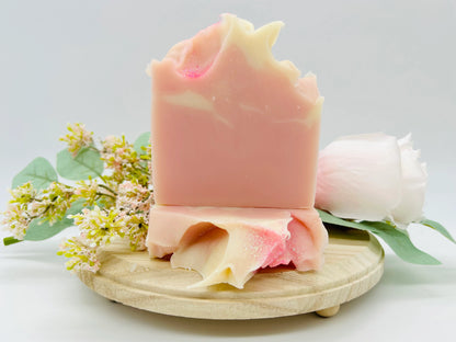Vegan Cold Process Soap - Pink Berry Mimosa