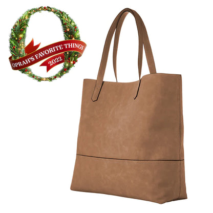 Taylor Tote - Camel Suede