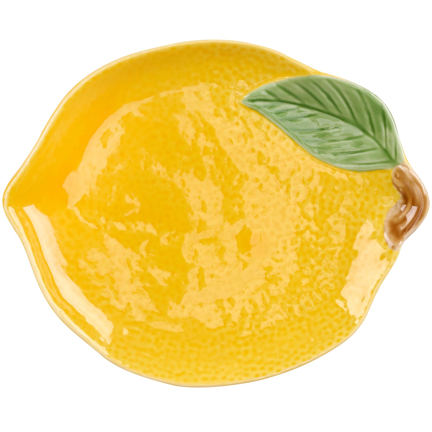 Stoneware Plate 8x6 - Lemon