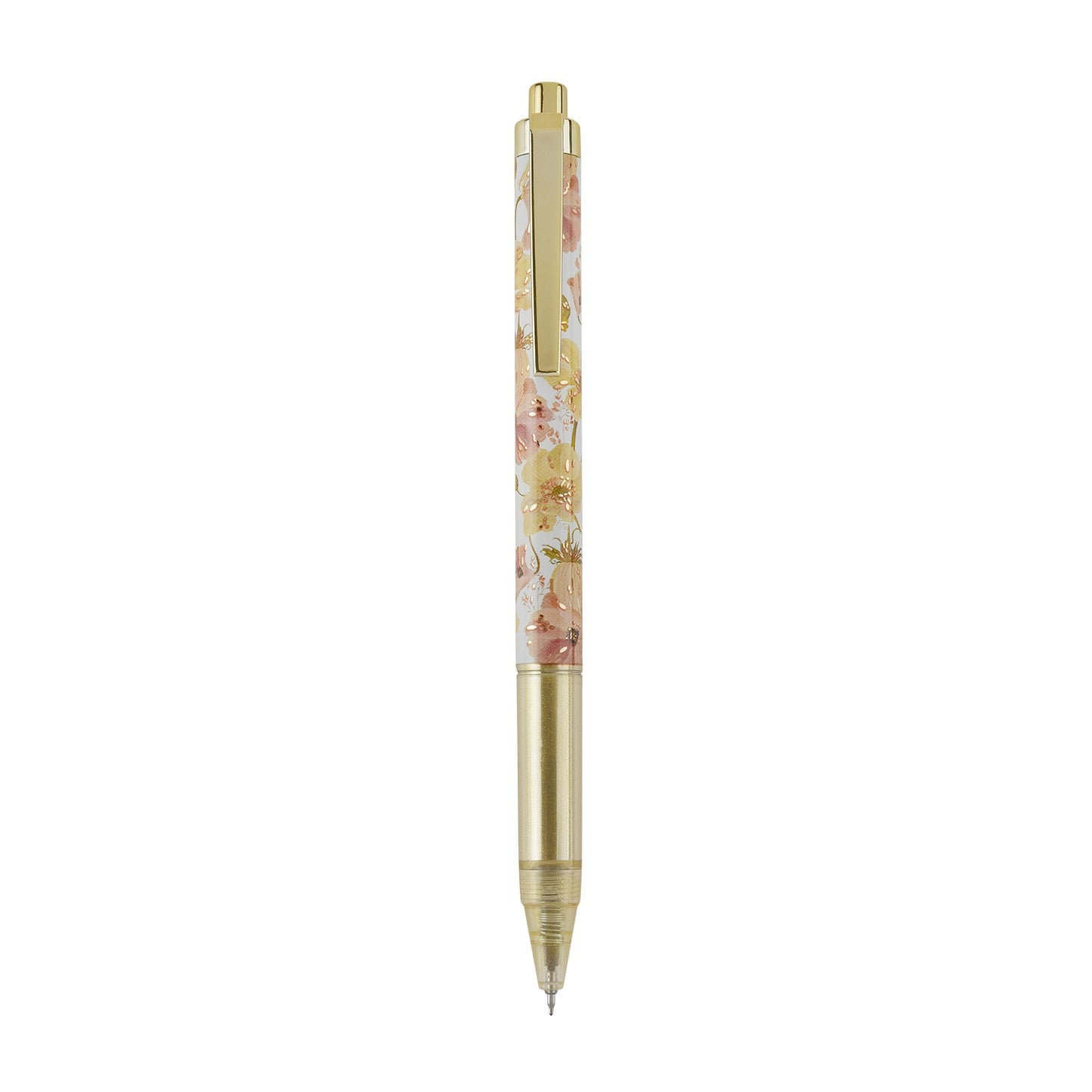 Bloom Travel Gel Pen with Sleeve - Pink