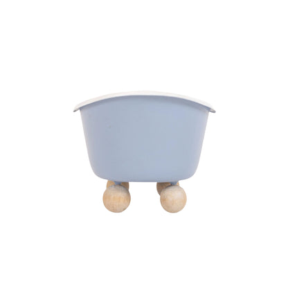 Belle Bathtub Mini Planter - Blue