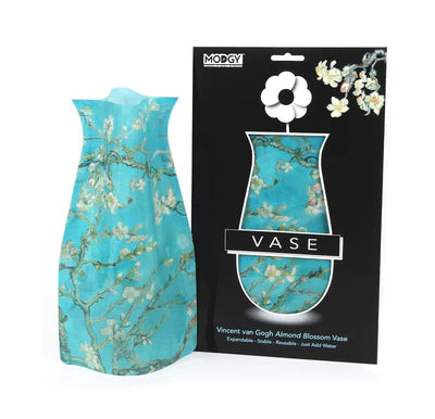 Expandable Flower Vase - Vincent Van Gogh Almond Blossom