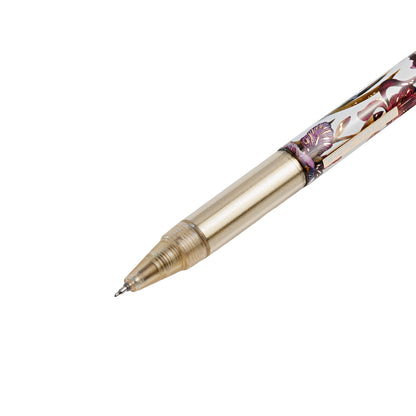 Bloom Travel Gel Pen with Sleeve - Purple