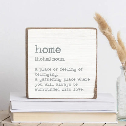 Rustic Square Block - Home Definition