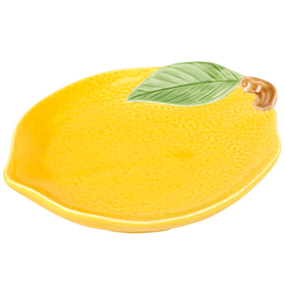 Stoneware Plate 8x6 - Lemon