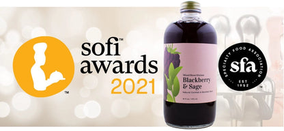 Cocktail and Mocktail Mixer 16oz - Blackberry & Sage