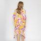 Kimono - Yellow Abstract Swirls