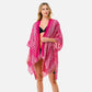 Lightweight Kimono - Pink Tessellation Print