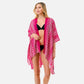 Lightweight Kimono - Pink Tessellation Print
