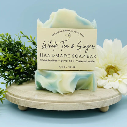 Vegan Cold Process Soap - White Tea Ginger